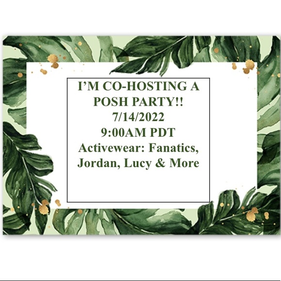 Other - "Activewear: Fanatics, Jordan, Lucy & More" on Jul 14, 2022 9 AM PDT.
